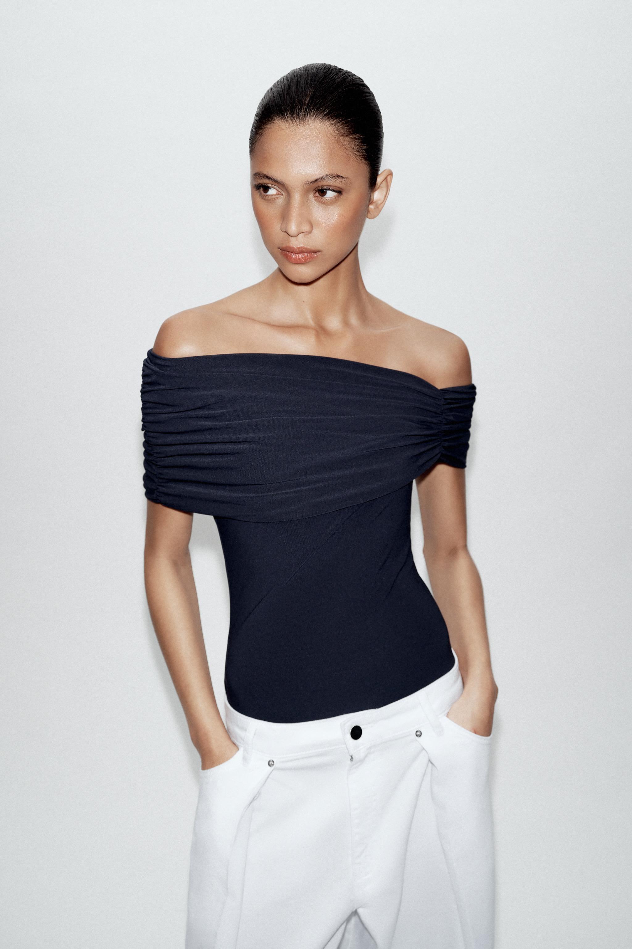 BODY ASYMÉTRIQUE À PLIS